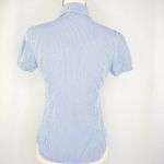 Vintage Blue and white stripes‎ 100% cotton short Photo 8