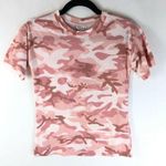 Love, Fire Love Fire Womens T Shirt Top Crew Neck Short Sleeve Camouflage Camo Pink M Photo 0