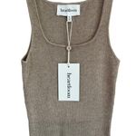 Heartloom Saige Knit Midi Dress in Oat New Womens Sweater Tank Photo 5