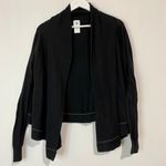 CAbi  Women’s Winsome Long Sleeve Open Front Cardigan Black Size Medium EUC Photo 0