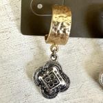 Chico's Chico’s Allison mixed charm hoop earrings Photo 1