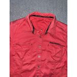 Harley Davidson  Women's Button Down Embellished Studs Salmon Red Shirt Size M Photo 1