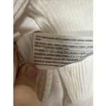 Hollister  Womens Sweater Top M White Ribbed Knit Long Sleeve Fitted Cropped Photo 9