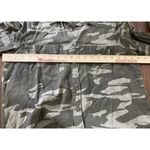 EXPRESS  Green Camouflage Small Shirt Long Sleeve Button Down Army Military Photo 6