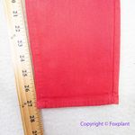 Just USA New! vermiliion red skinny jeans, women size 31 Photo 4