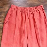 Flax • Classic Floods Pants rust terracotta 100% linen lagen look wide leg loose Photo 2
