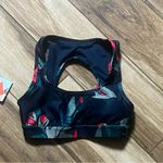 JoyLab  dark blue floral nwt sports bra xs Photo 2