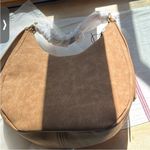 4th + Reckless // Una Faux Suede Crescent Bag Photo 8