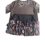 lucky in love X Bethanie Mattek Sands Worn Floral Mesh Top and Skort Set Size M Photo 1
