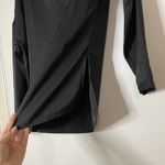 L'Academie  black asymmetrical long sleeve off shoulder top size small Photo 3