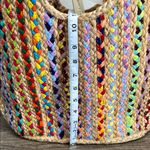 Antik Kraft Beautiful!!!  Colorful Woven Tote!! ♥️💛💜 Photo 11