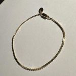 Park Lane Women’s Dainty Signed Gold Tone Chain Bracelet 7 1/4 Inch Photo 2