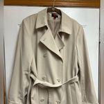 Gallery Classic Beige Trench Coat  Trench size 12 Photo 2