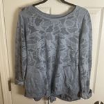 Anthropologie | Saturday Sunday Blue Top with Drawstring Waist size small Photo 8