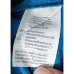 J.Crew Mercantile Blue Cotton Flutter Sleeve V Photo 3