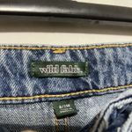 Wild Fable Baggy Jeans Womens 8/29R Blue Denim Distressed 5-Pockets High-Rise Photo 2