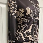 SheIn Marbled Print Contrast Stitch Stretch Mini Dress Photo 3