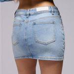 Akira rhinestone embellished denim mini skirt sz Small Photo 1