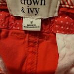 Crown & Ivy capris size 8, 16in at waist 8.5in rise 24in inseam Photo 2
