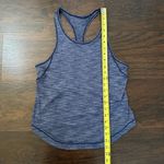 Lululemon Long Distance dark heather blue racerback tank top Photo 7