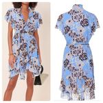 Alexis Melyssa Geogette Dress in Blue Floral Photo 1