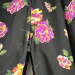 Torrid Multi-Color Floral Print Chiffon Cold Shoulder V-Neck Dress Size 18 Geo Floral Photo 8