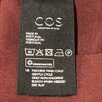 COS  women’s medium Drape layered front long‎ sleeved blouse with raw hems Photo 5