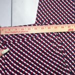 Boden Hampshire Red Geometricā Print Ponte Knit Ankle Crop Pants Teacher Spring Size 8 Photo 5