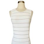 Torn By Ronny Kobo TORN RONNY KOBO Audrey Mini Dress Ivory White Bandage Sleeveless Skater Large Photo 4