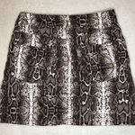 Topshop Animal Print Denim Skirt Photo 1