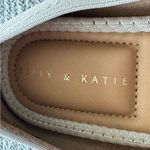 Kelly & Katie  Pearl White Alligator Leather Ballet Flats with Bows Size 7.5 Photo 2