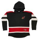 NFL Team Apparel NFL Arizona Cardinals Women's Long Sleeve Hoodie in Black, Large Photo 1