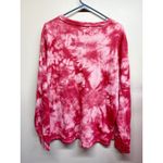 Positivitees Mom Mode Tie Dye Long Sleeve Shirt Womens Size L Red Pink Graphic Size L Photo 2