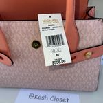Michael Kors MK Carmen Medium Color-Block Logo Satchel -Sherbert Multi Photo 8