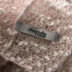 Charlotte Russe Womens Scarf Infinity Open Knit Metallic Ivory White 37x32 Photo 2