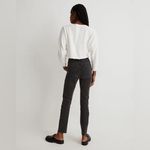 Madewell Stovepipe Jeans in Banberry Wash: Raw-Hem Edition | Faded Black Grey 29 Photo 1