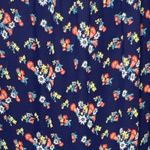 Sophie Max  Skirt Womens Medium Skirt Blue Pink‎ Floral Tiered Peasant Skirt Boho Photo 4