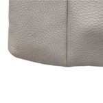 Moda Luxe Tote Shoulder Bag Pebbled Leather Suede Tan Beige Photo 1