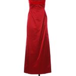 Richard Tyler Couture Red Silk Sleeveless Gown Size 4 Photo 1