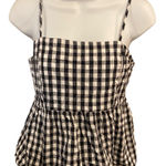 Wild Fable  Black-And-White Gingham Camisole Baby Doll Size Small Photo 0
