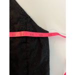 Brandy Melville High Neck Black Eyelet Cropped Tank Top Photo 4