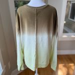 All In Motion  Brown Neon Yellow Tie Dye Oversized Crewneck Sweatshirt Size Large Photo 3