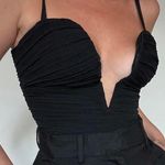 Cutout Corset Bodysuit Black Size L Photo 7