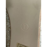 Allegra K Womans Size 7 Gold Sparkly Pointed Toe Heel Pumps Slip On Photo 9