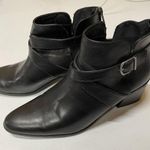 Frye & Co. Women’s Ankle Boots Pembrooke Black Size 11M Back Zip Western Cowgirl Photo 2