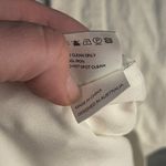 Zimmermann  ivory white polyester  high waist wide leg crop pants sz 1 US S Photo 4