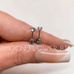 Aqua Blue CZ Double Photo 4