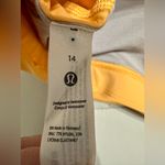 Lululemon  Energy™ High-Neck Longline Bra *Zip mango dream orange Size 14 Photo 3