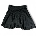 Free People  Black Mini Skirt Size 8 Ruffle‎ Tiered Star Print Party Photo 1