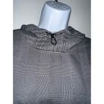 Ruti Gray Plaid Pullover Hoodie Drawstring Hem‎ Long Sleeve S/M Size 4 Photo 5